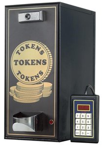  Dollar Bill Changer Machine – Adjustable Coin Vending Machine  for Business, Slots, Arcades, Laundry Stores Accepts Various Denominations  to Dispense US Quarters/Tokens – Fits 3000 Coins : Office Products