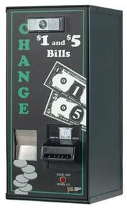 AC-500 Dollar Bill Changers - Change Machines