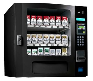 Seaga SM16 Counter Top Cigarette Vending Machine in Black