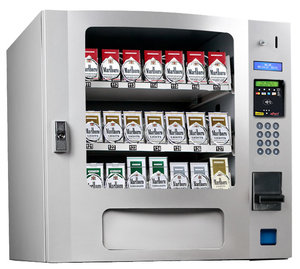 Seaga SM16 Counter Top Cigarette Vending Machine in Silver
