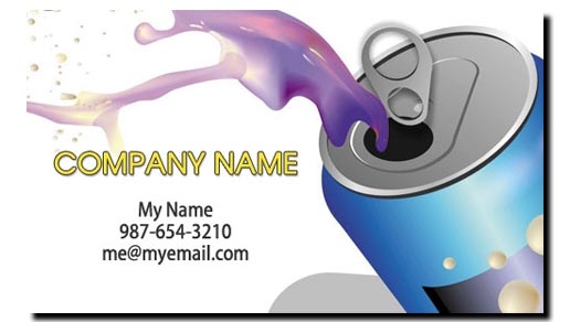 Soda Machine Vending Route Business Cards Full Color Business Card