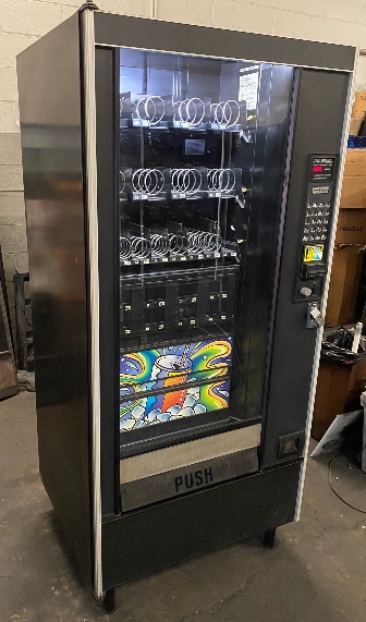 Refurbished Automatic Products LCM5 Combo Vending Machines | Glass Front Vending Machines  | Refurbished AP-112 Snack Vending Machines