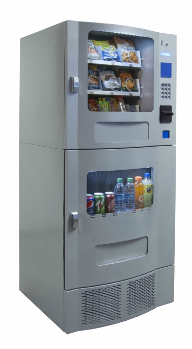 Snak Mart SM-23 Silver Combo Vending Machines | Snack and Soda Combo