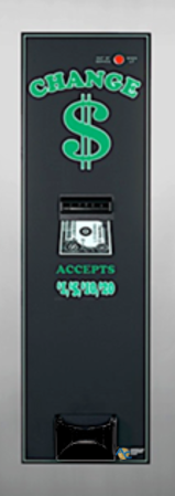 AC1005 Change Machine: Rear Load Dollar Bill Changer - MEGAvending