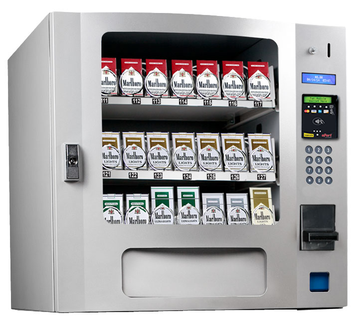 Seaga SM16 Cigarette Vending Machines in Silver MEGAvending