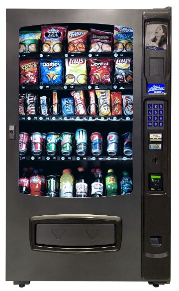 Glass Front Snack and Soda Vending Machine 